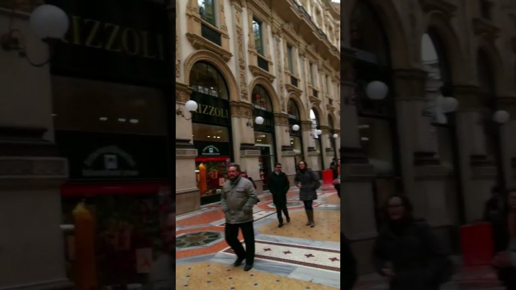 Best Shopping Street & Malls Italy,Milan | Walking Tours in Milan |#shorts #@kitchenwithsarah !