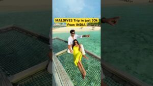 MALDIVES Trip in just 50k including ✈️ & Private island Tour 🏠 |#maldives #maldivesresorts #travel